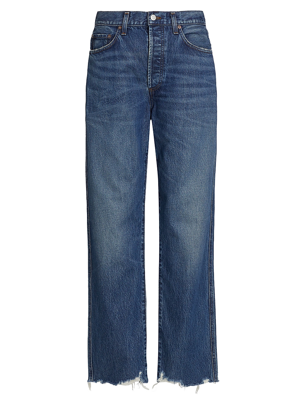90's Pinch-Waist Straight-Leg Jeans | Saks Fifth Avenue