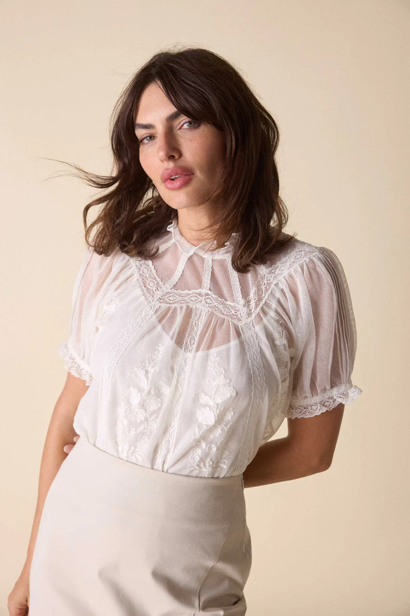 LEITH TOP - MILKY | St. Roche