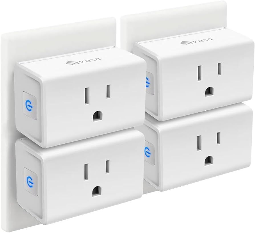 Kasa Smart Plug Mini 15A, Smart Home Wi-Fi Outlet Works with Alexa, Google Home & IFTTT, No Hub Required, UL Certified, 2.4G WiFi Only, 4-Pack(EP10P4) , White | Amazon (US)