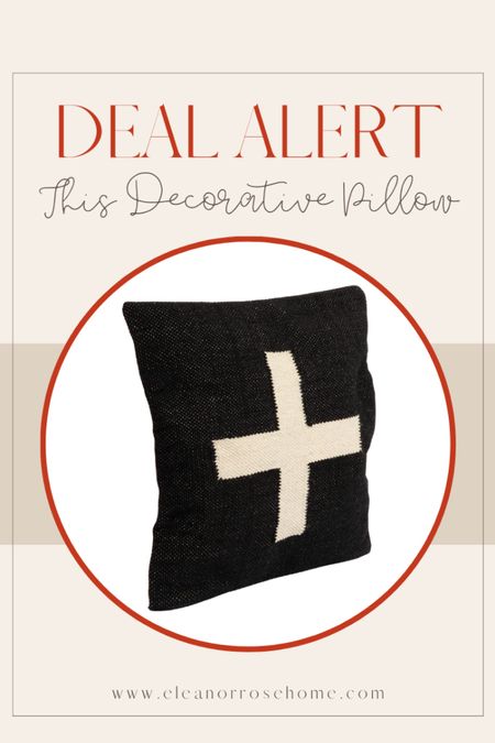 This cute decorative pillow is currently on sale for 15% off for a limited time!

#LTKhome #LTKsalealert #LTKSale