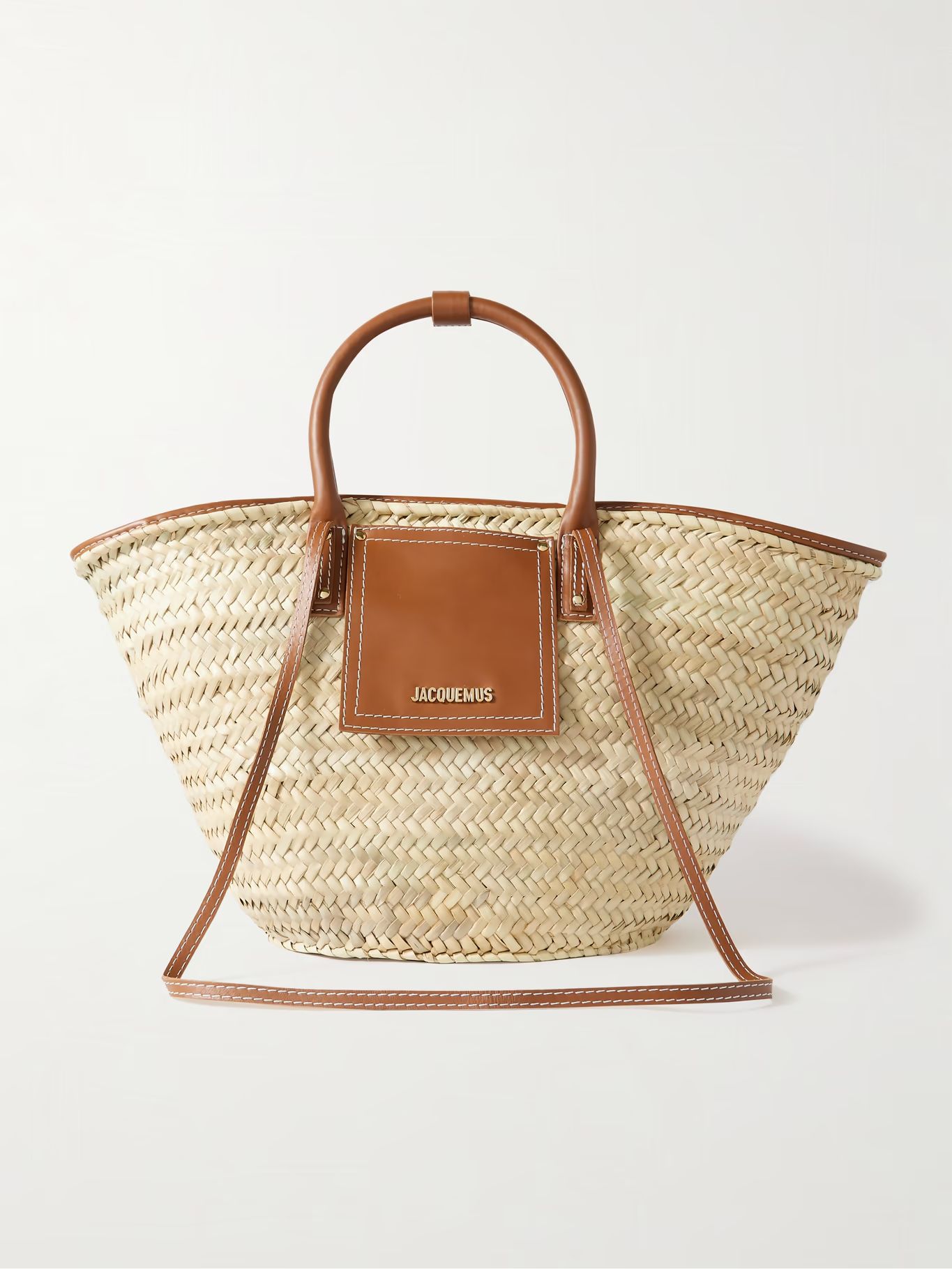 Leather-Trimmed Raffia Tote Bag | Mr Porter (UK)