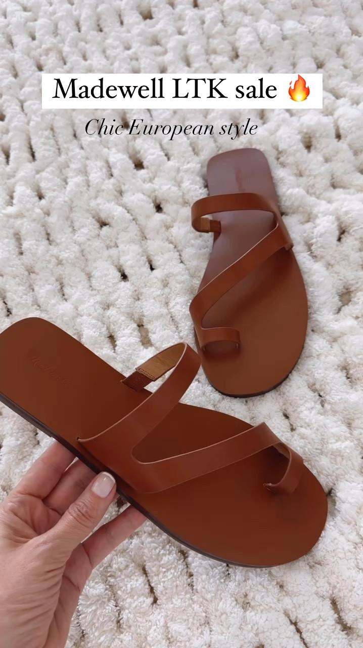 The Gabi Asymmetric Strap Sandal curated on LTK