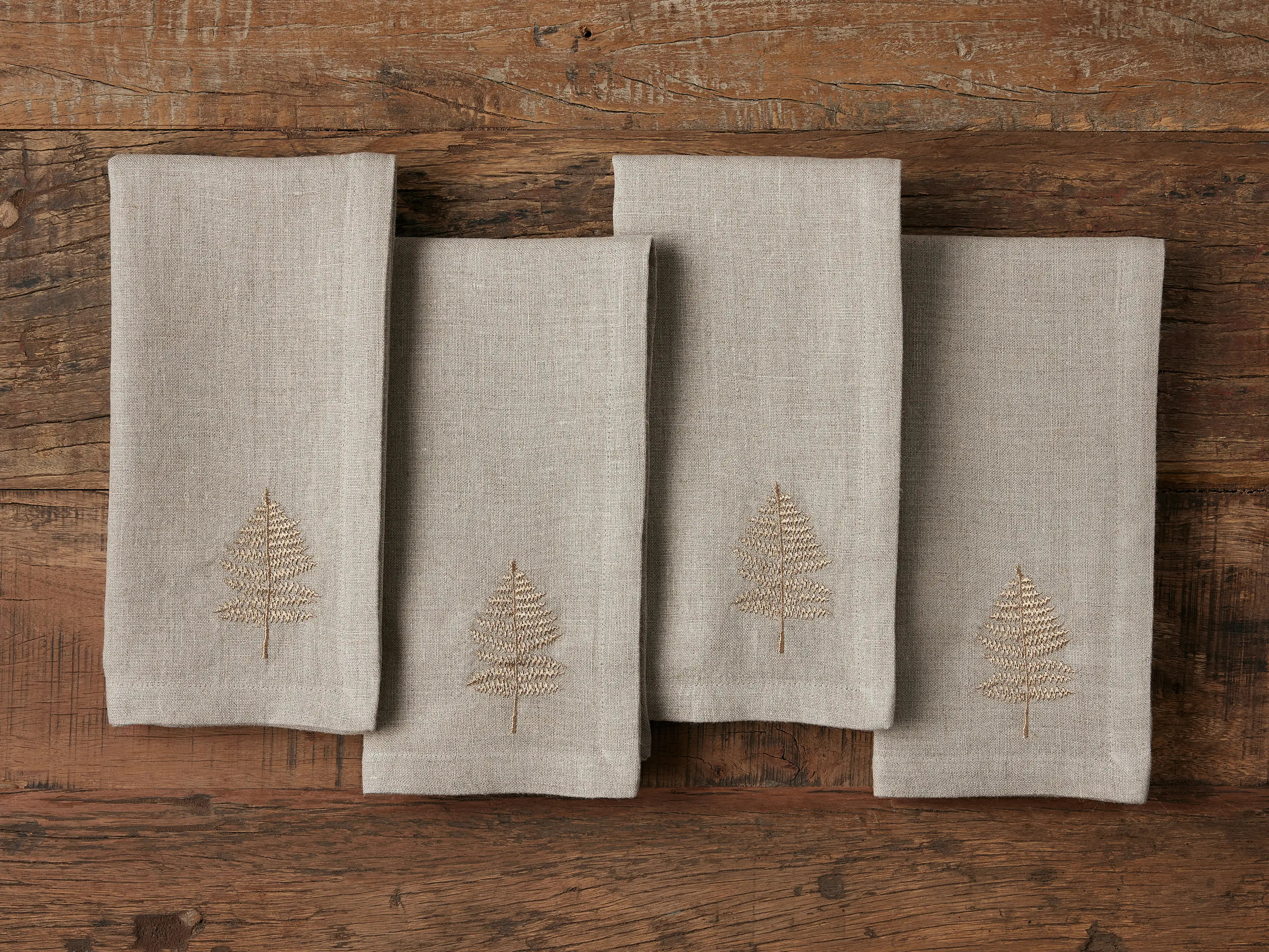 Alpine Linen Napkins (Set of 4) | Arhaus