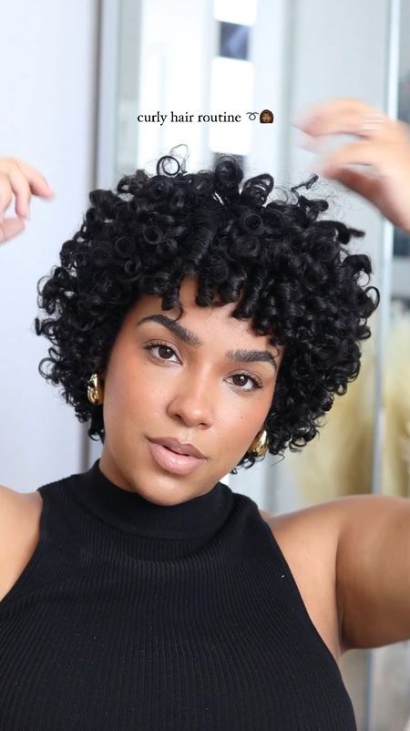 This curly hair routine right here!!! 👏🏼🙌🏻👩🏽‍🍳💋#naturalhair #curls #curlyhair #naturalhair #hair #hairtutorial 

#LTKbeauty #LTKstyletip