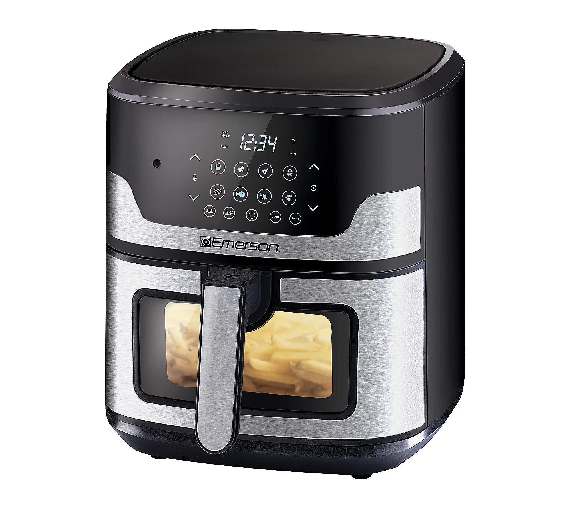 As Is Emerson Voice Activated 5.3qt Air Fryer | QVC