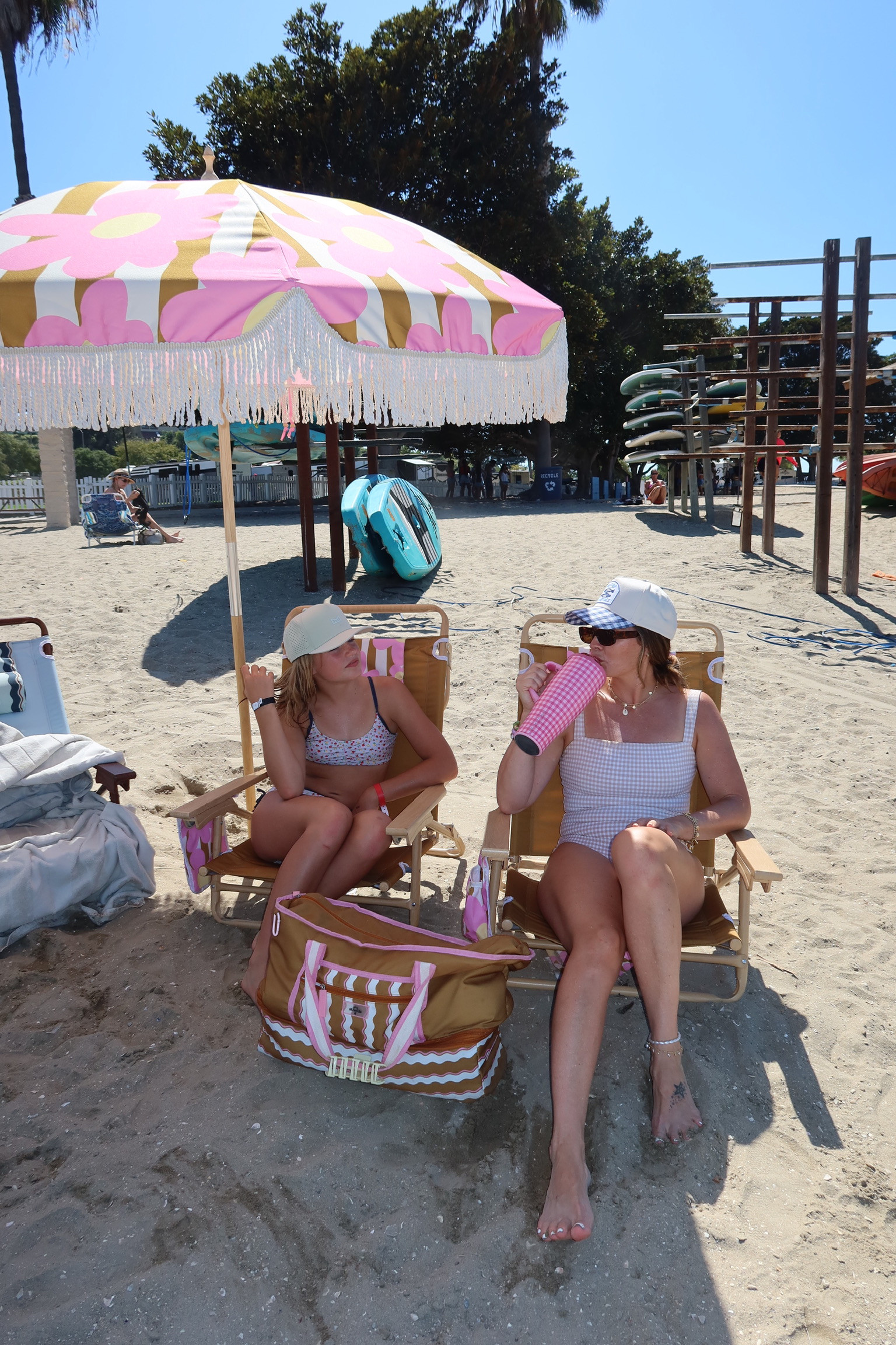 My favorite print from Strands recently 🍓🩷

beach gear, outdoor, travel, umbrella, tote bag, beach chairs, cooler, travel, swim, california, britt horton 

 #LTKSwim #LTKTravel