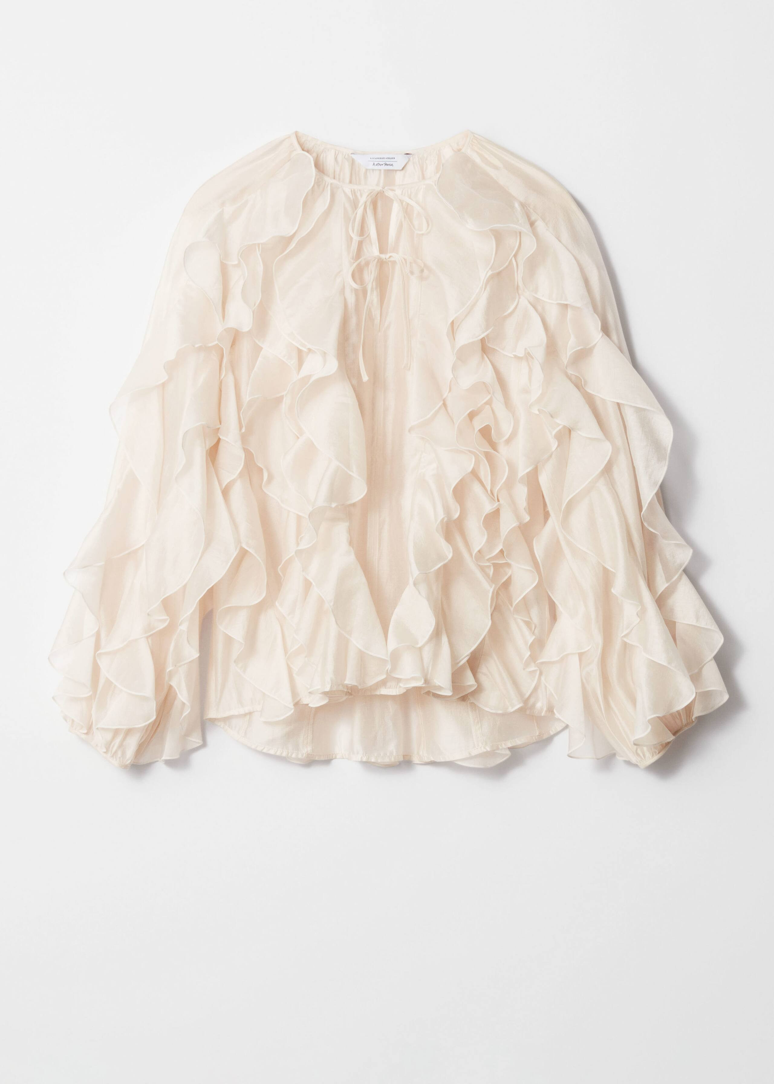 Cascading Ruffle Blouse - Cream - Blouses - & Other Stories GB | & Other Stories UK