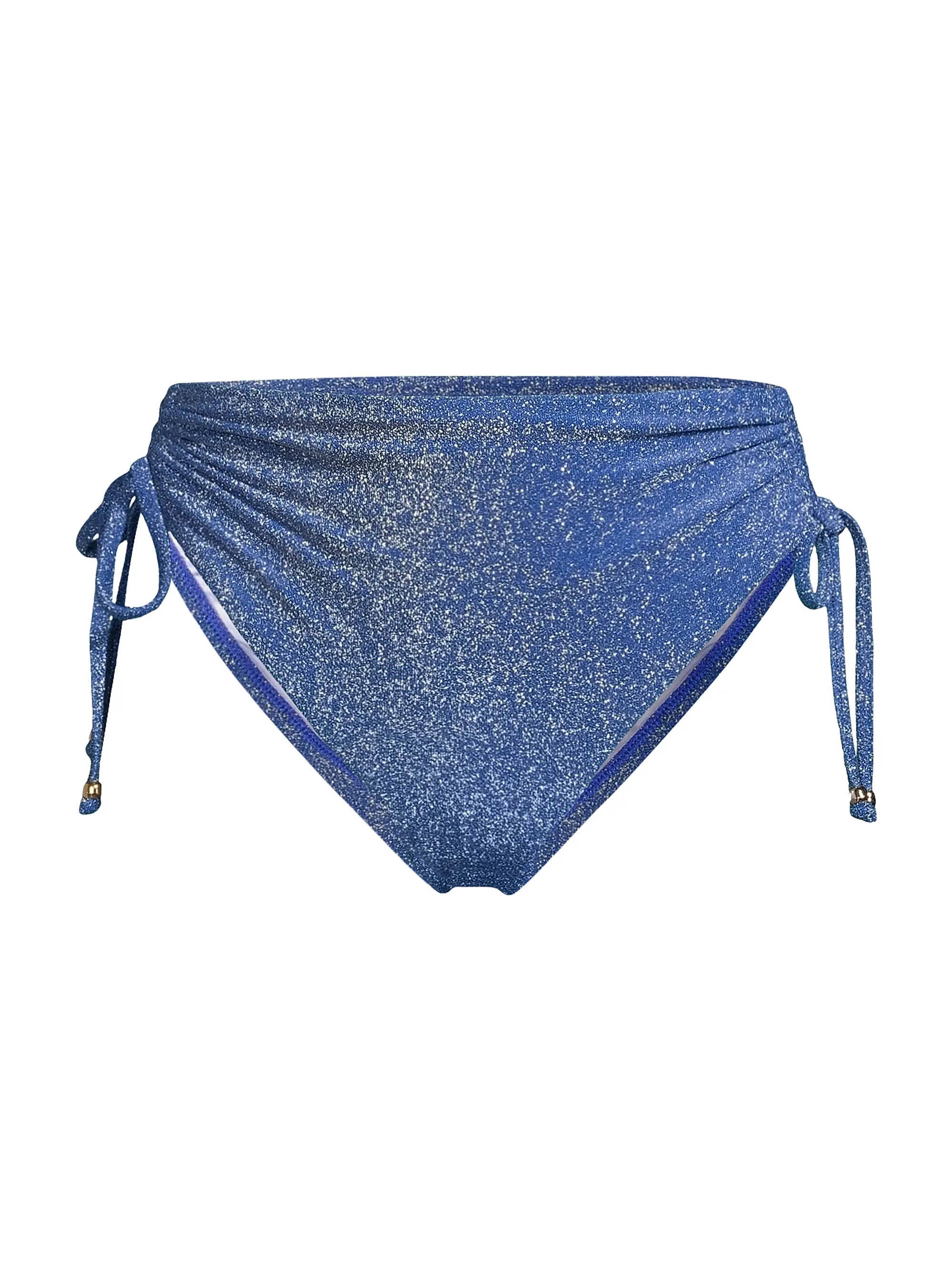 Shimmer Ruched Bikini Bottom | Saks Fifth Avenue