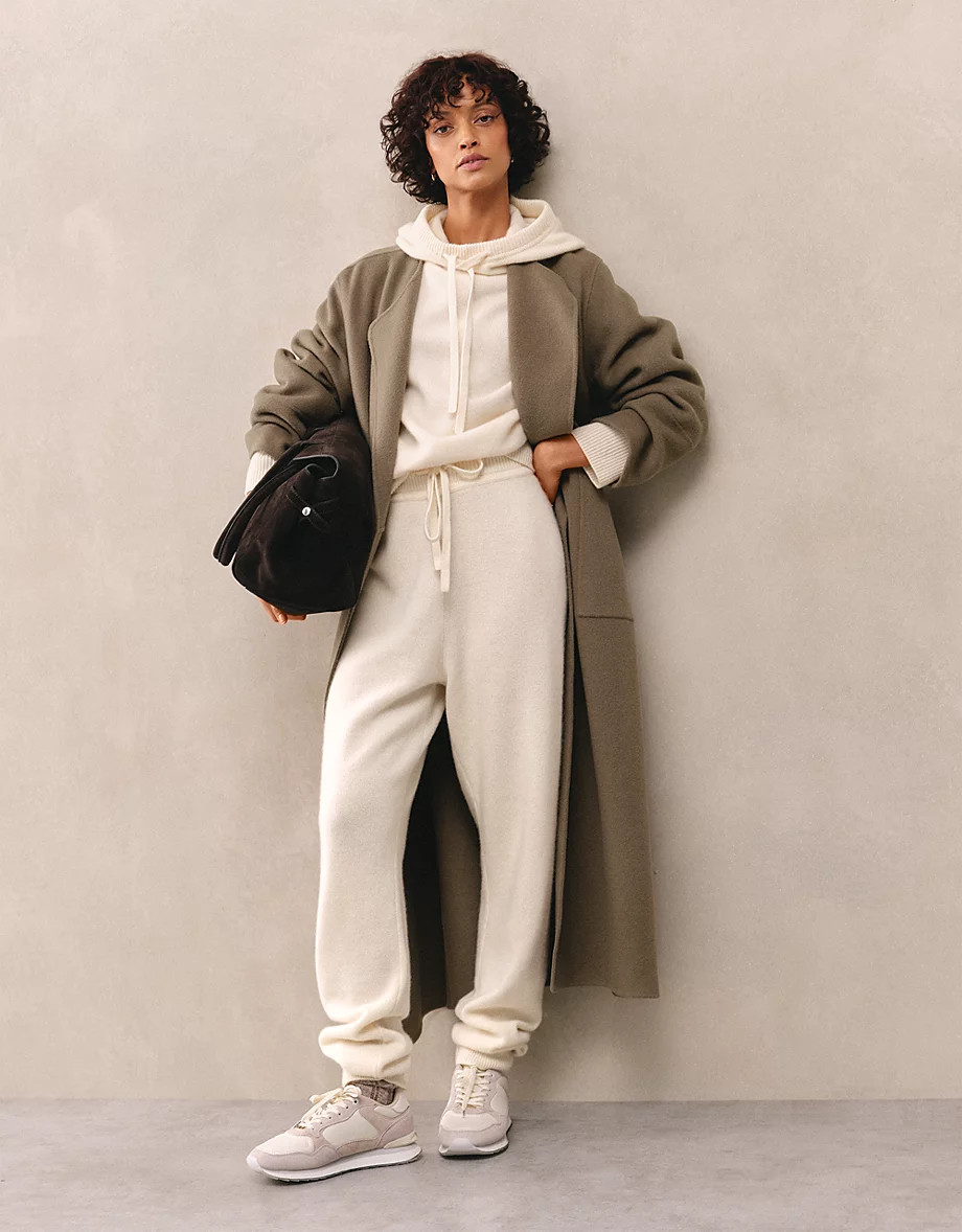 Luxury Cashmere Oversized Joggers | The White Company UK & ROW