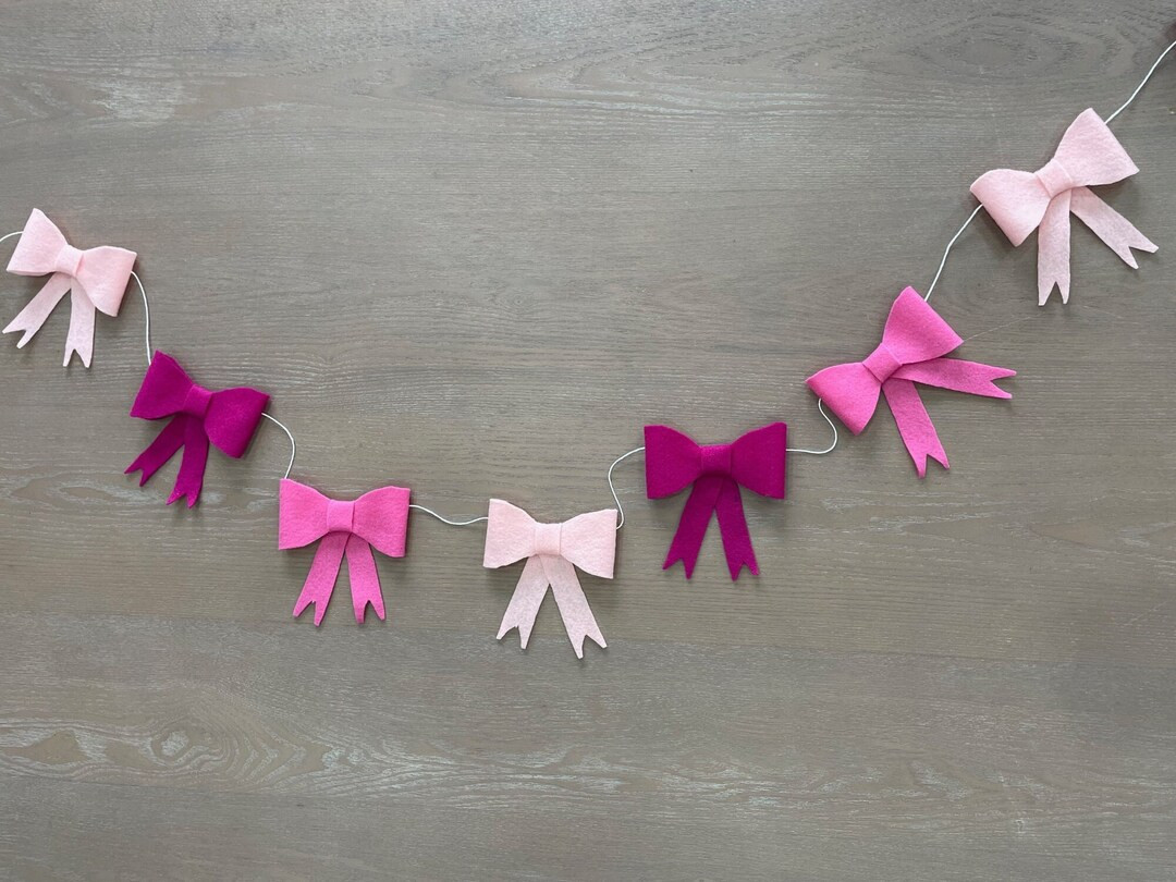 Bow Party Decor, Ribbon Bridal Shower Decor, Coquette Themed Party Supplies, She's Tying the Knot... | Etsy (US)