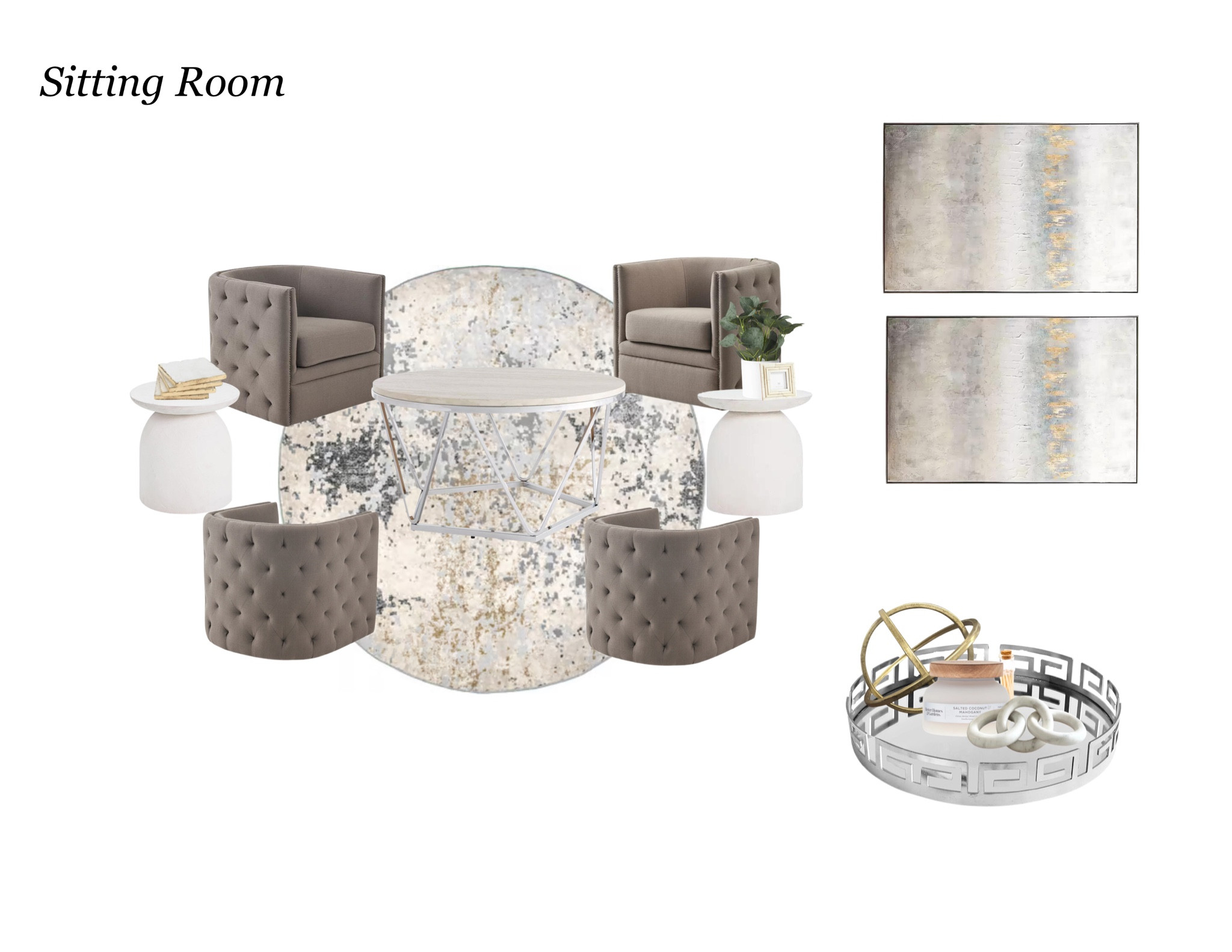 Formal and inviting sitting area in heart of the home 

#LTKhome #LTKfindsunder50 #LTKfindsunder100