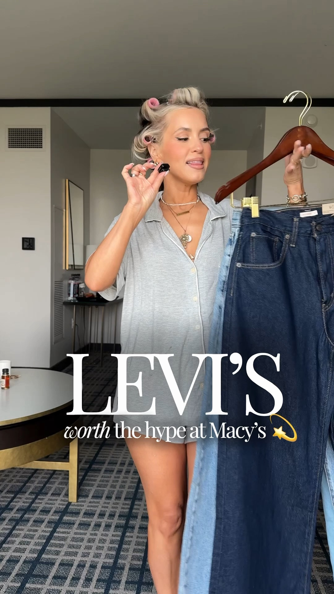 @levis jeans worth the hype at @macys 💫

wearing size 26 in 318 shaping jeans (size down really good stretch) 
Size 27 in the middy balloon + cinch baggy 🥰

#LTKSaleAlert #LTKootd #LTKU