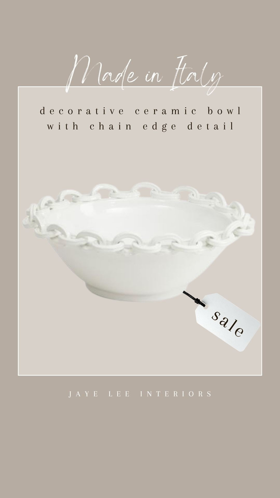 I love finding a unique, statement piece like this at Homegoods! 
Decorative bowl, console catch-all, display bowl, shelf styling, designer ceramics, ceramic bowl, TJ Maxx #maxxinista #jleeinteriors

#LTKHome #LTKSaleAlert #LTKMothersDay