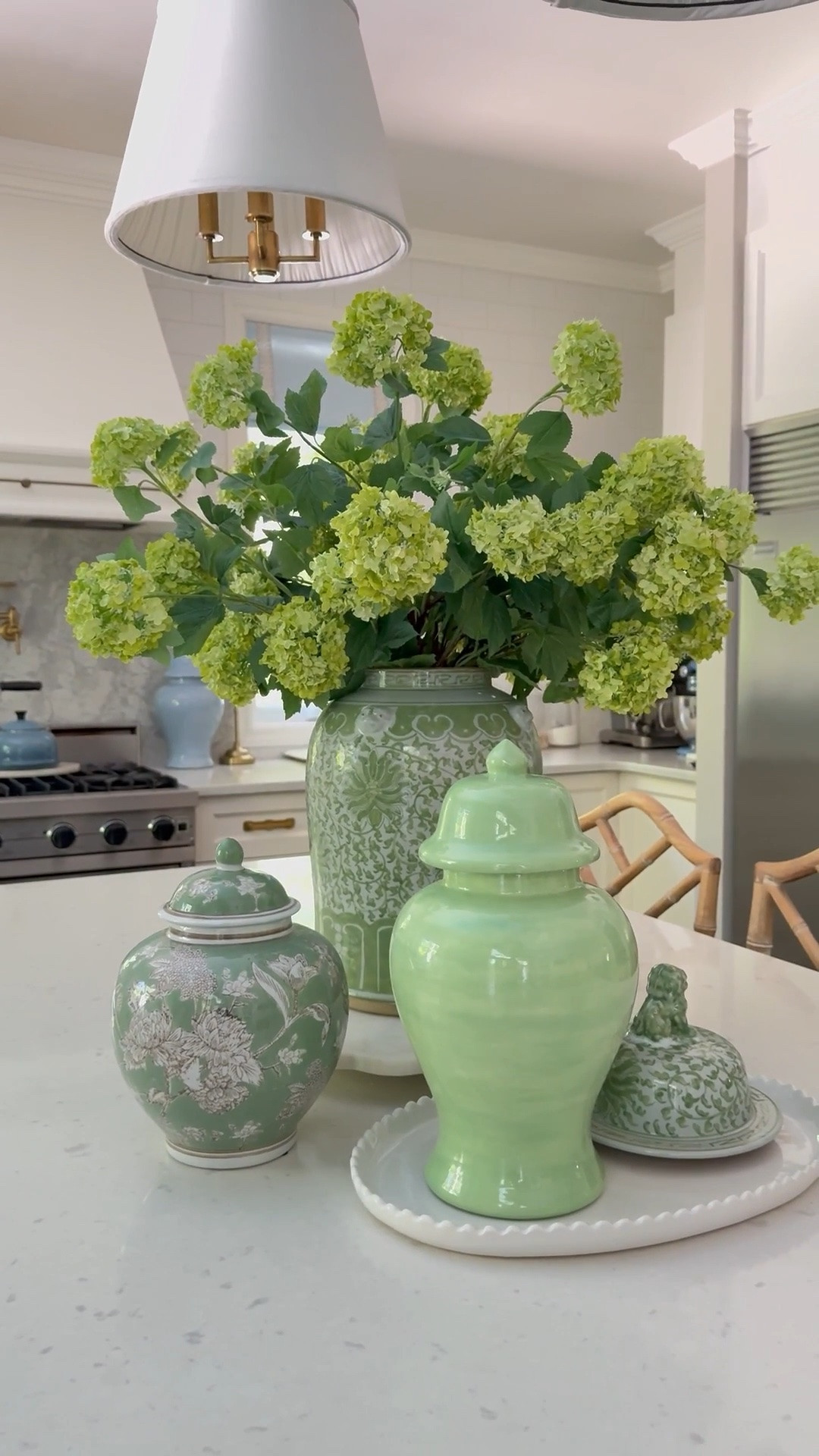 Style a chic ginger jar with gorgeous and lush green florals and more jars!💚

Chic home, home finds, home decor, home inspo, summer decor, summer home

#LTKSeasonal #LTKHome