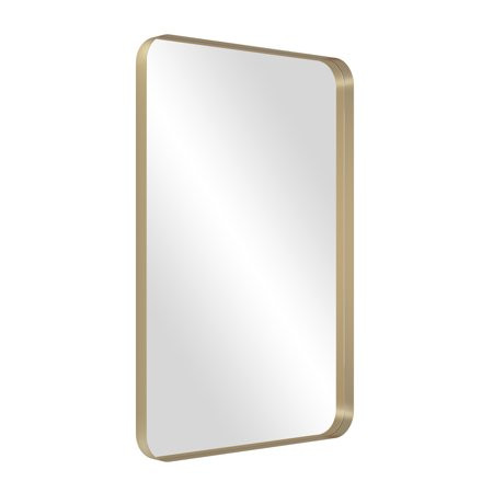 Cterwk Metal Rectangle Wall Mirror Gold 27.6x18.1x1.6 | Walmart (US)