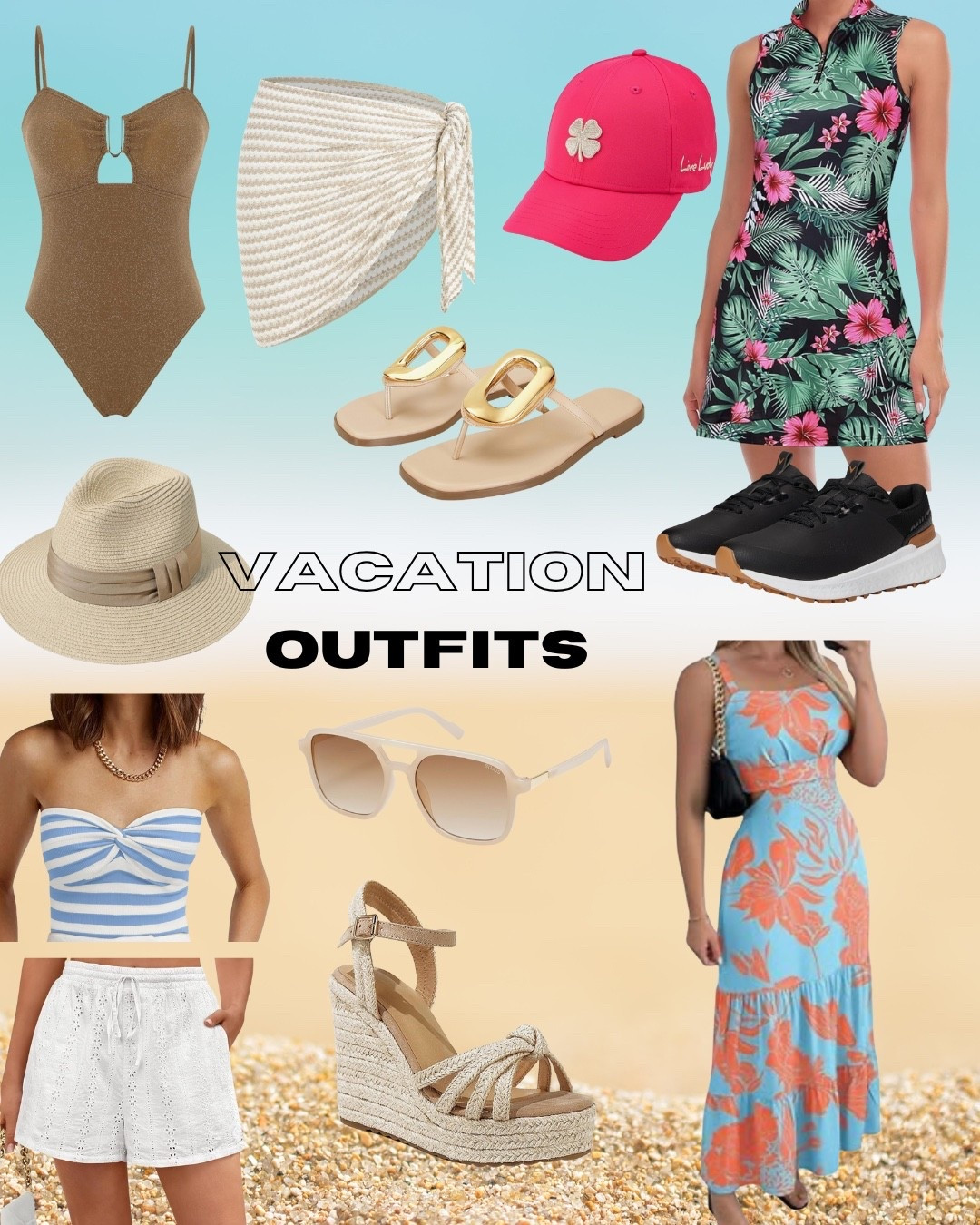Vacation Outfits//Beach Outfits// Golf outfit// Date Night// 

#LTKTravel #LTKFindsUnder100 #LTKootd
