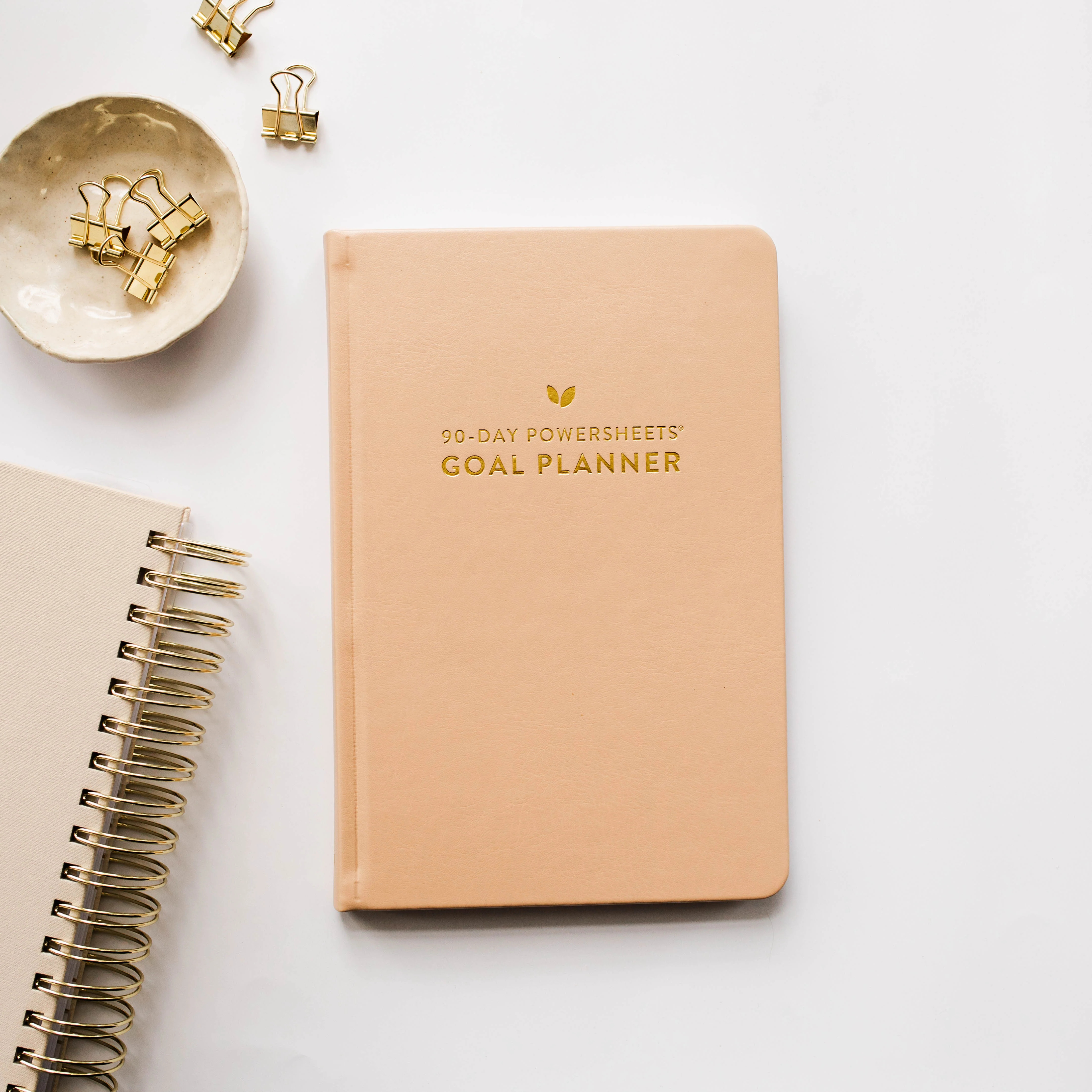 90-Day PowerSheets® Goal Planner  | Weekly Undated (Leatherette) | Cultivate What Matters