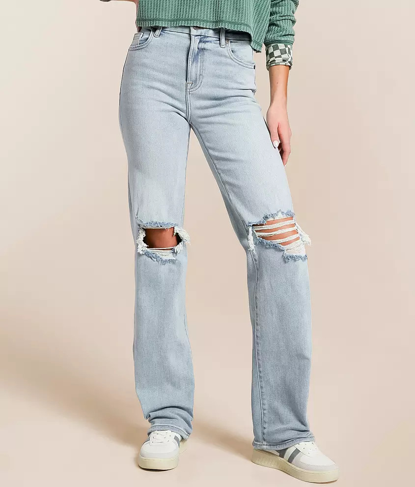 Ella Classic Straight Stretch Jean | Buckle