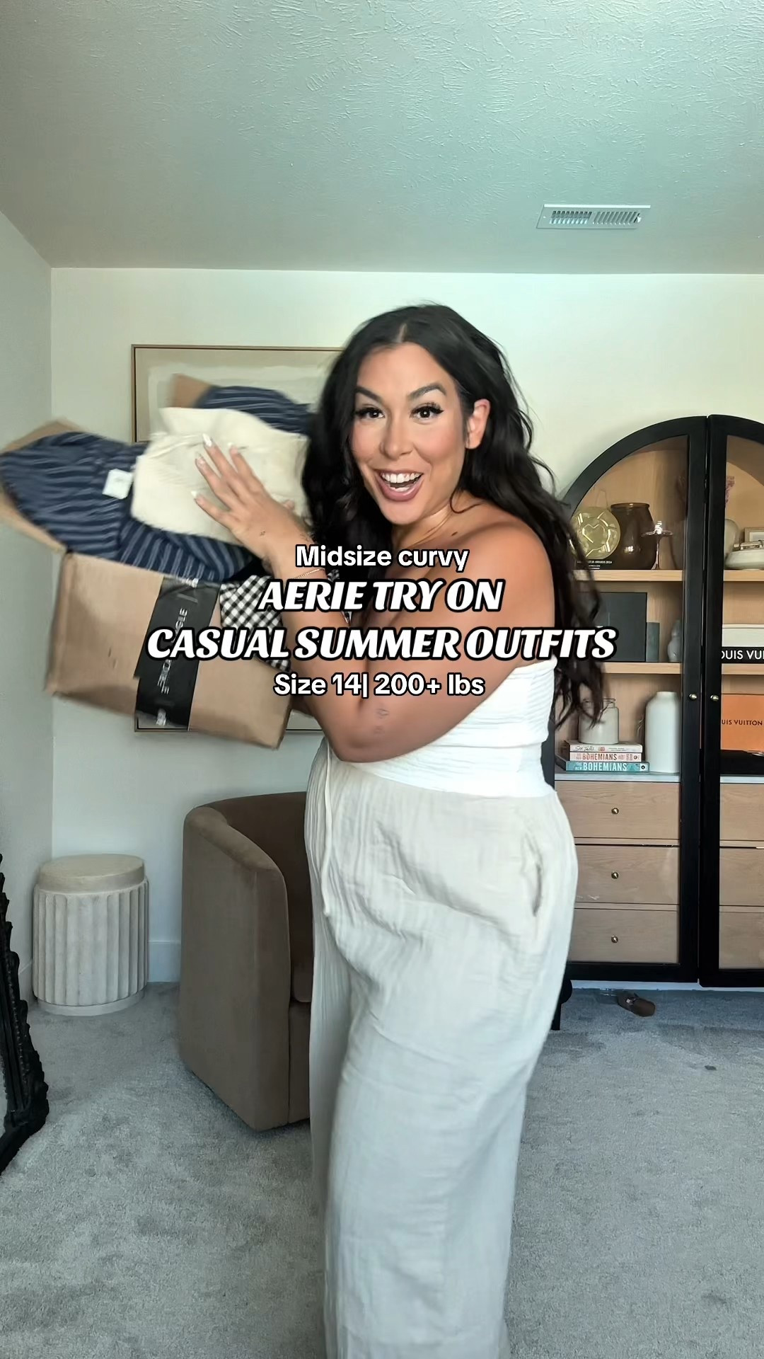 Sharing a midsize @Aerie try on, casual summer outfits as a size 14 featuring loose dresses and soft pants and shorts. Let me know your favorite! #AerieREAL #AeriePartner #Ad

#LTKStyleTip #LTKMidsize #LTKFindsUnder100