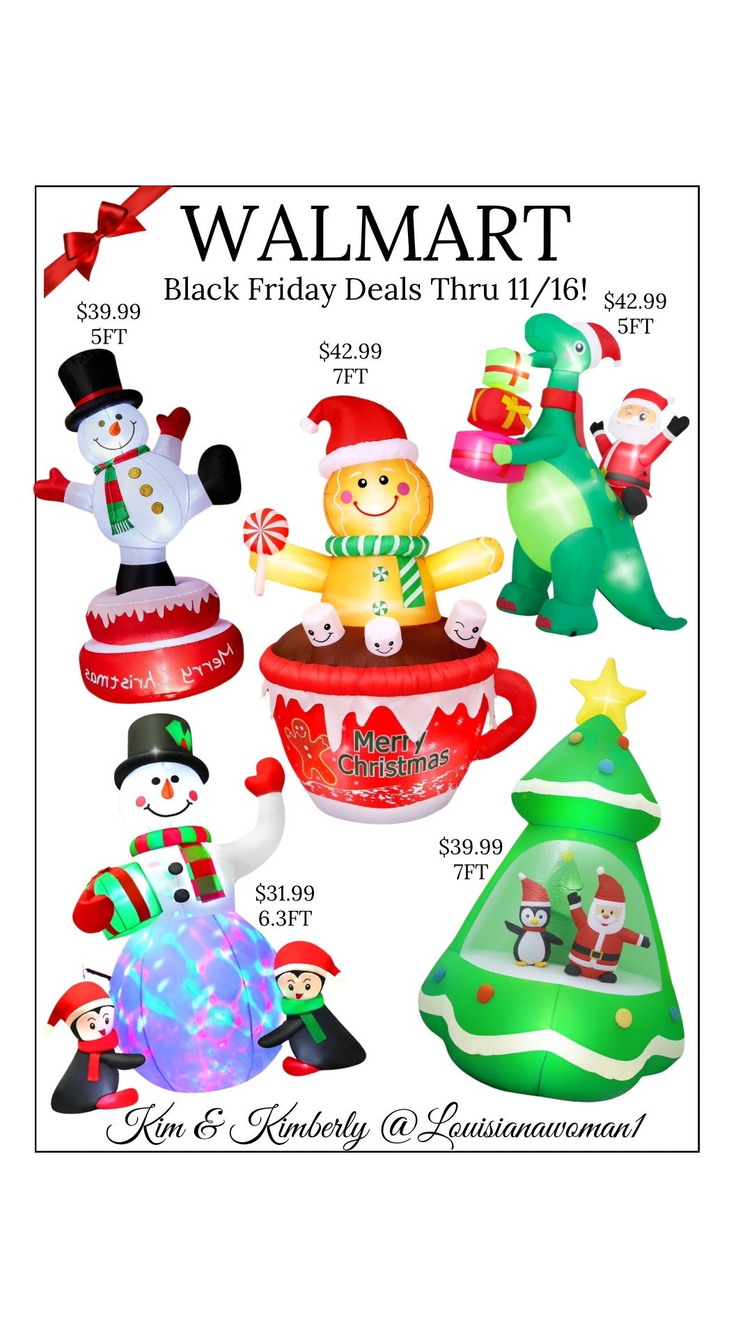 ✨Walmart Black Friday Deals Thru 11/16 #Walmart #BlackFriday #Deals #Christmas  #Decorations 

#LTKHoliday #LTKSeasonal #LTKHome
