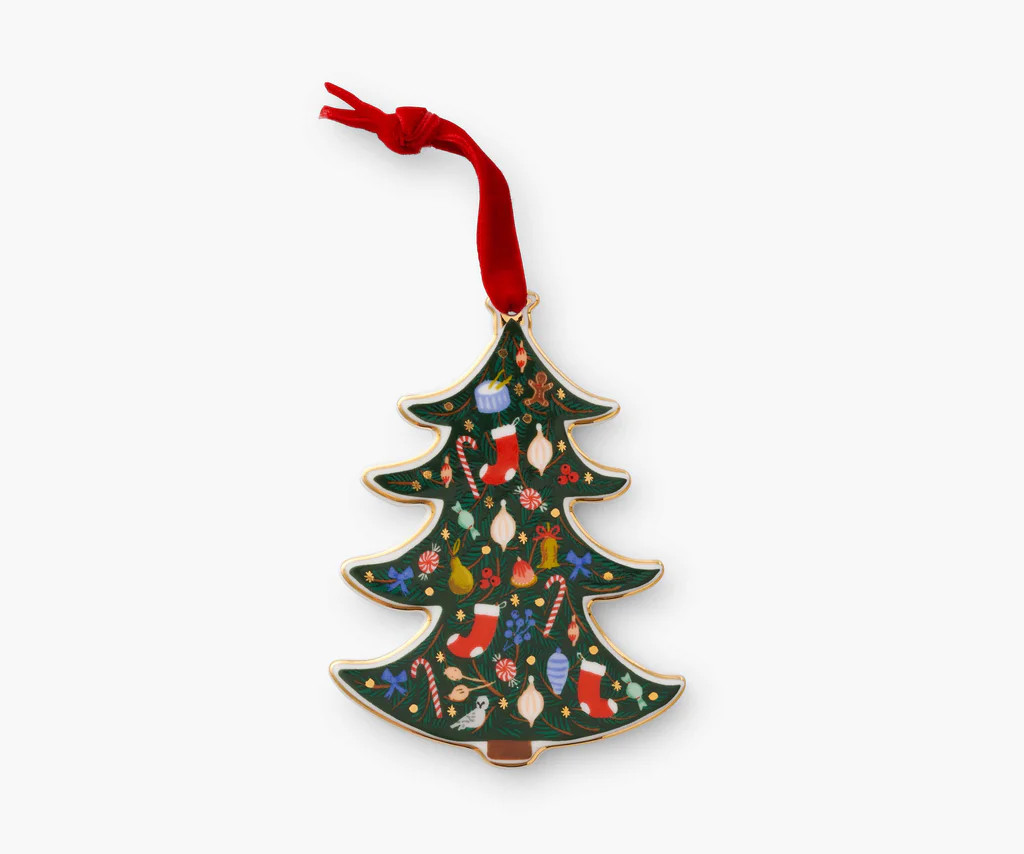 Porcelain Ornament - Holiday Tree | Rifle Paper Co.