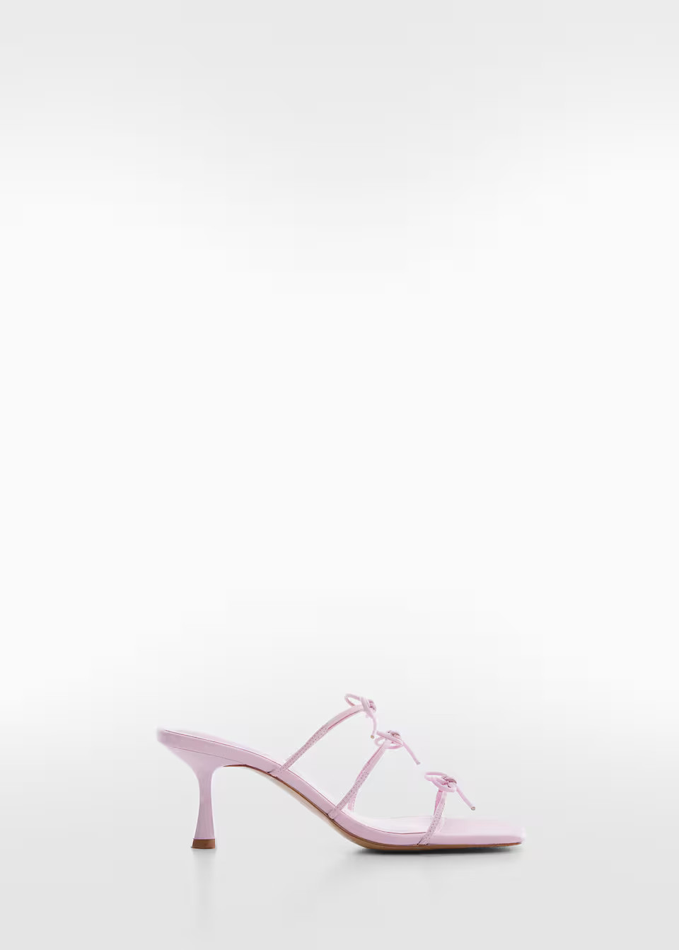 Bows leather sandals | MANGO (US)