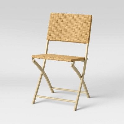 Monroe Wicker Patio Folding Accent Chair - Threshold™ | Target