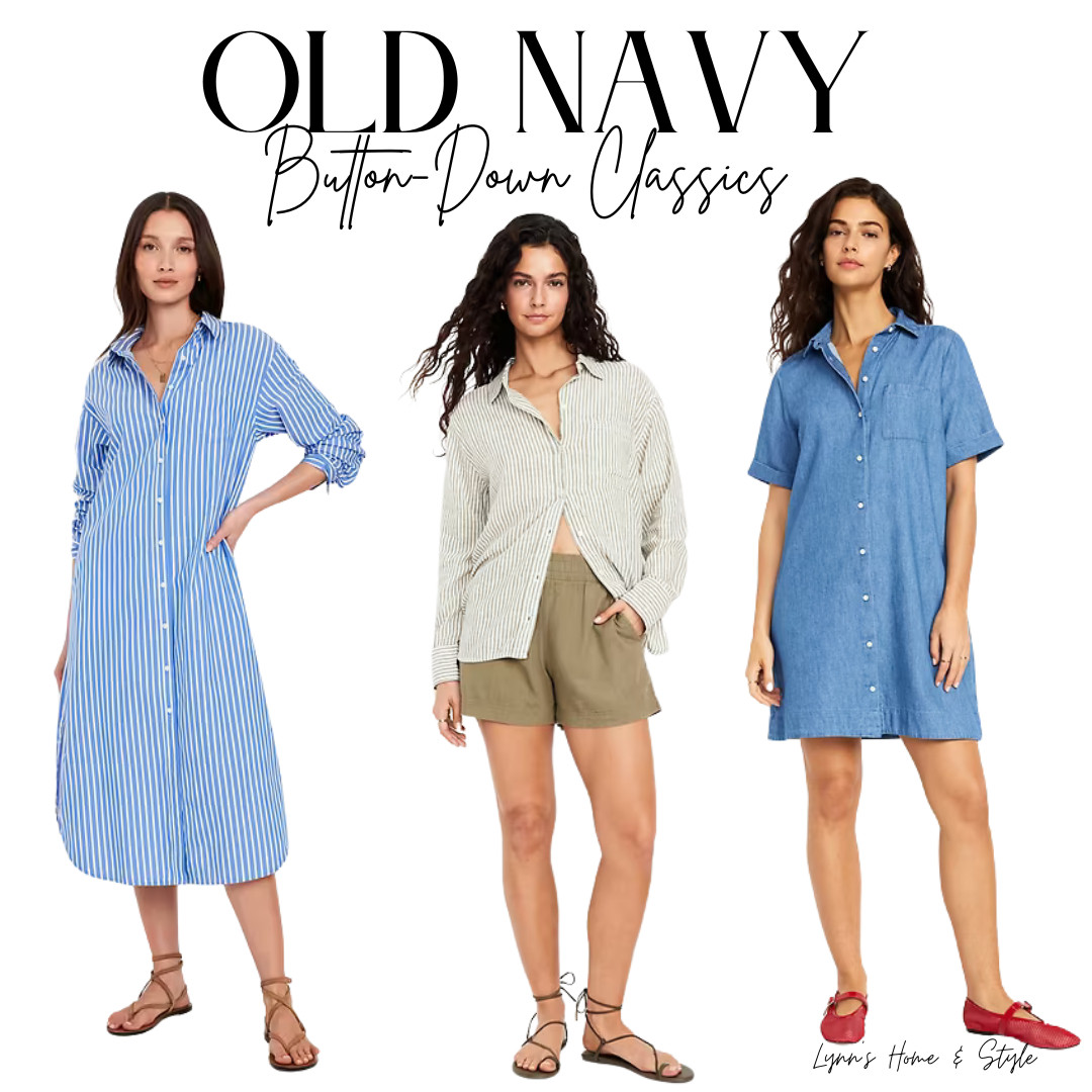 Old Navy Button-Down Classics: Effortless style that fits every wardrobe. Versatile, comfortable, and timeless. Whether you're dressing up or down, these button-downs have got you covered! 


#OldNavyStyle #ButtonDownClassics #EffortlessChic #shirtdress 

 

#LTKStyleTip #LTKWorkwear