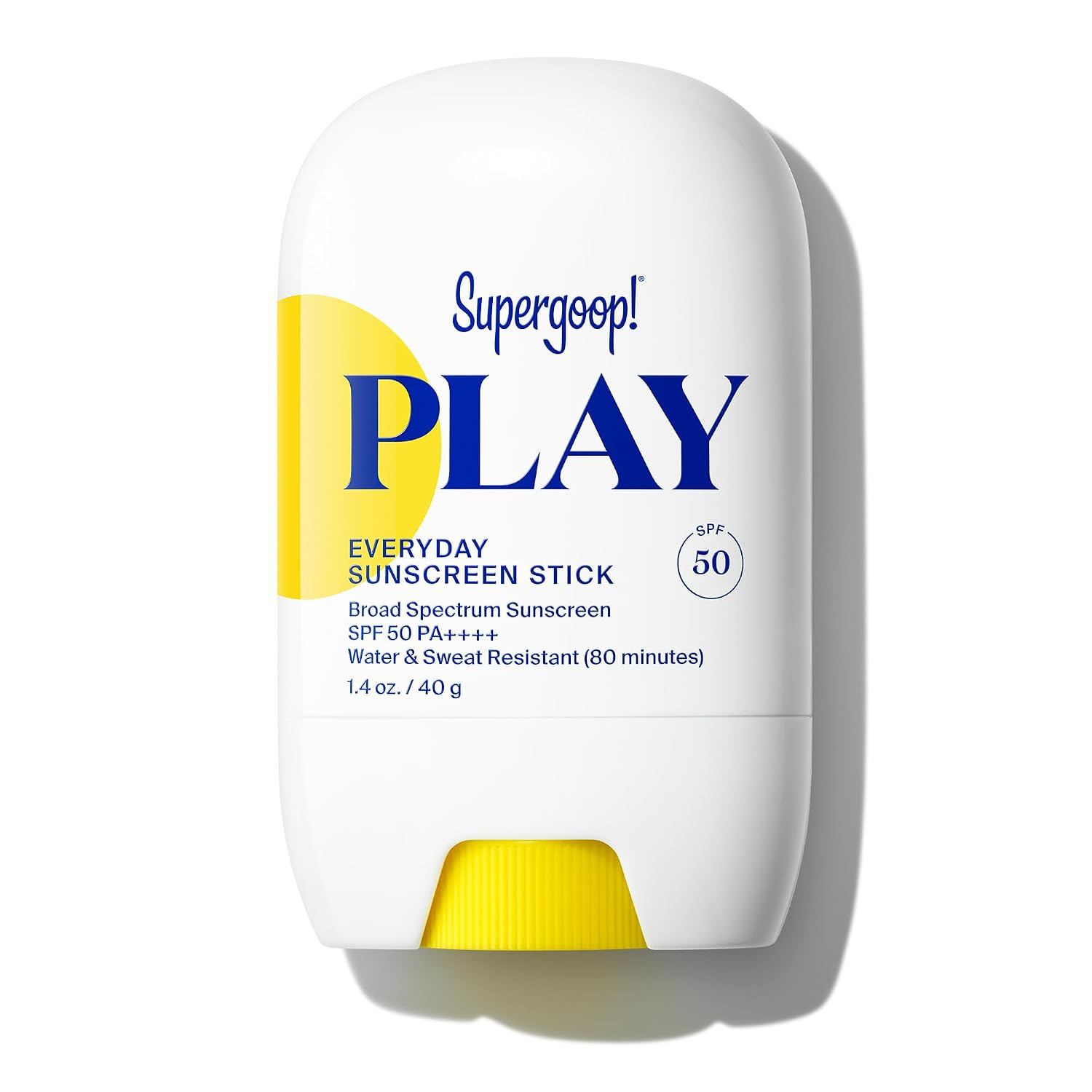 Supergoop! PLAY Everyday Sunscreen Stick SPF 50 - Lightweight, Non-Greasy Formula - Natural Finish - Fragrance Free - Water & Sweat Resistant - All Skin Types - 1.4 fl oz | Amazon (US)