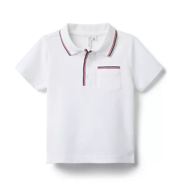 The Stripe Pocket Polo | Janie and Jack