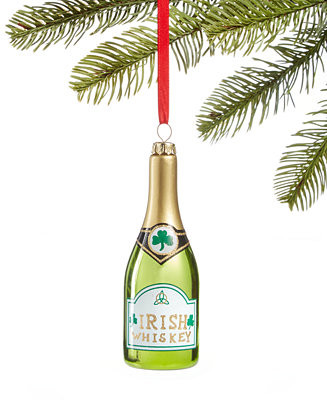 Holiday Lane Around the World Irish Molded Glass Whiskey Bottle Ornament, Created for Macy's & Re... | Macys (US)