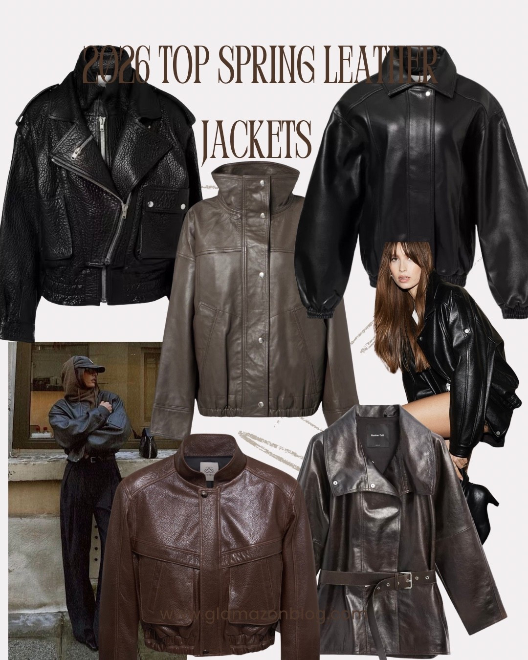 Leather jacket, spring jacket, faux leather jacket, brown jacket 

#LTKuk #LTKstyletip #LTKeurope