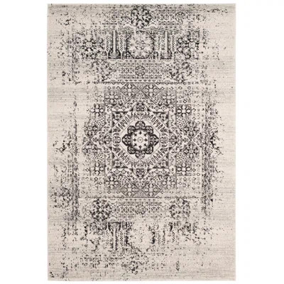 Baldwin Park Oriental Ivory/Black Area Rug Trent Austin Design® Rug Size: Rectangle 6'7" x 9' | Wayfair North America