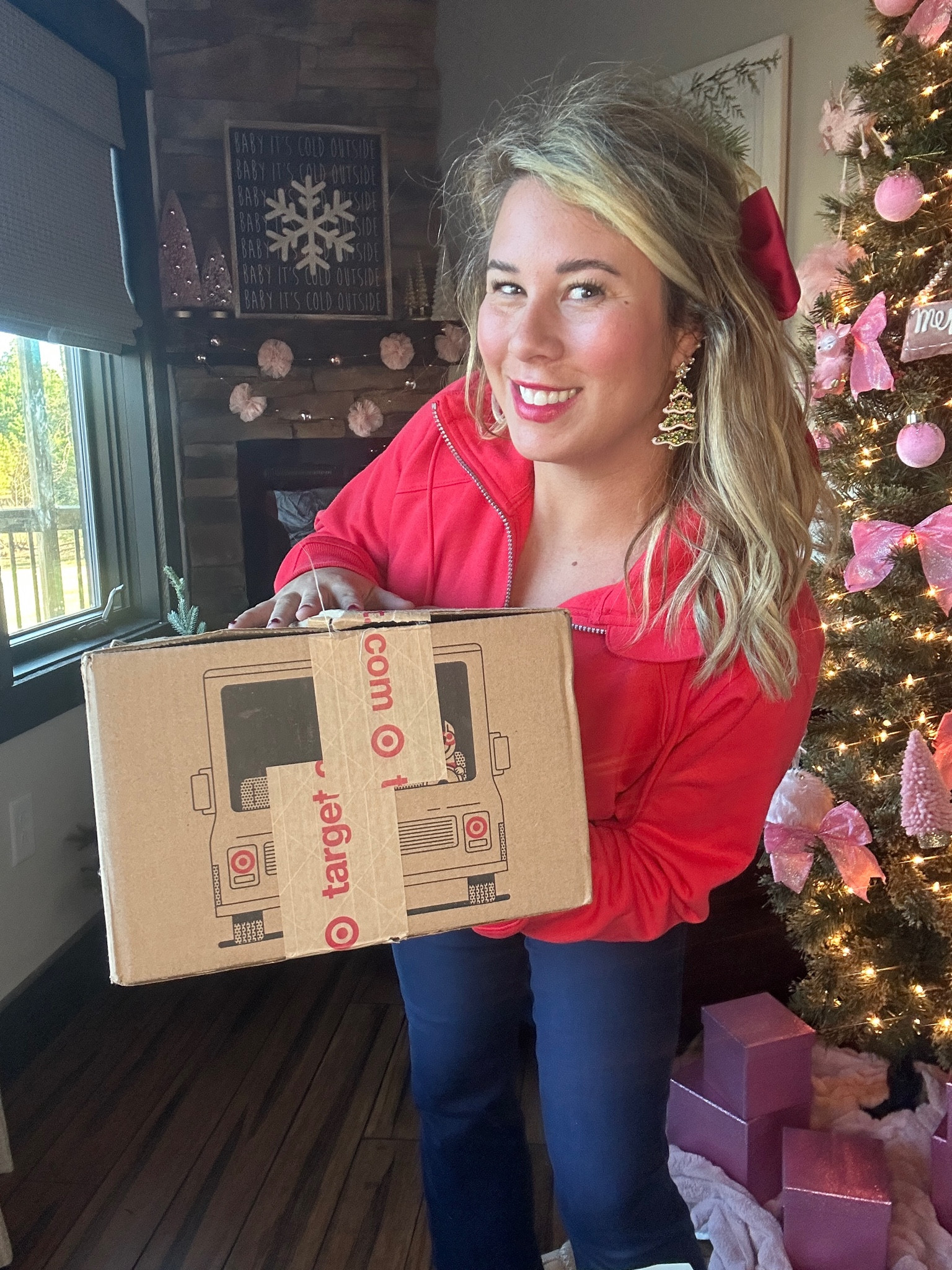 My recent target order! A lot of these items are still on sale! 

Holiday outfit. Christmas outfit. Christmas decor. Puffer jacket. Red bow. Christmas earrings. Holiday earrings. Straight leg jeans. Size 6. Petite fashion. Mom size. Short girl looks. Mom style. Holiday fashion. Winter style. Target find. Target unboxing 

#LTKstyletip #LTKCyberWeek #LTKsalealert