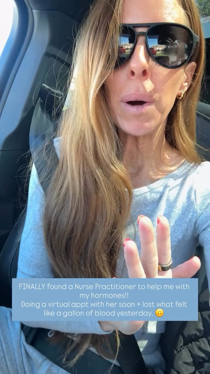 FINALLY found a Nurse Practitioner to help me with my hormones!! 
Doing a virtual appt with her soon + lost what felt like a gallon of blood yesterday. 🙃