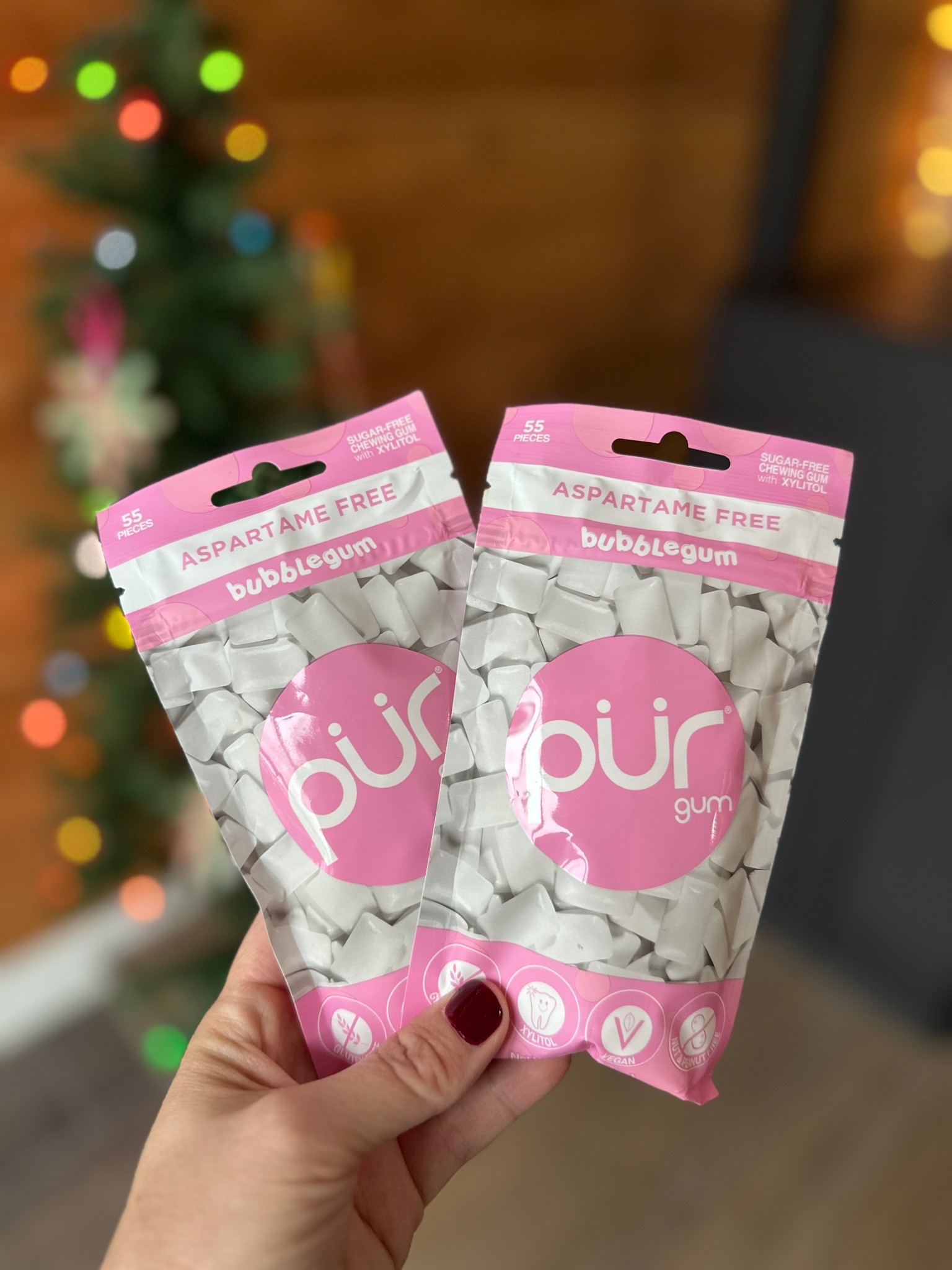 Stocking stuffers!!!! 🎄
We love this gum! And all the other flavors too! 
#gum #purgum #walmart #stockingstuffer #bubblegum #like #comment #save #share #follow 

#LTKfoodie #LTKmomlife #LTKKids