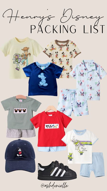 Henry’s Disney packing list - kid clothes - Disney kids outfits - kids disney outfits ideas - Disney accessories - boy Disney outfits 

#LTKkids #LTKstyletip #LTKtravel