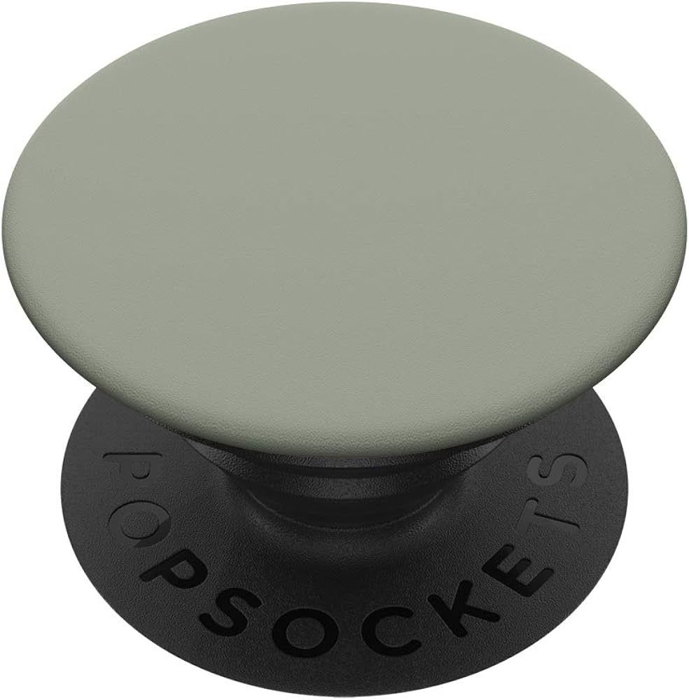 Solid Desert Sage Grey Green Color PopSockets Swappable PopGrip | Amazon (US)