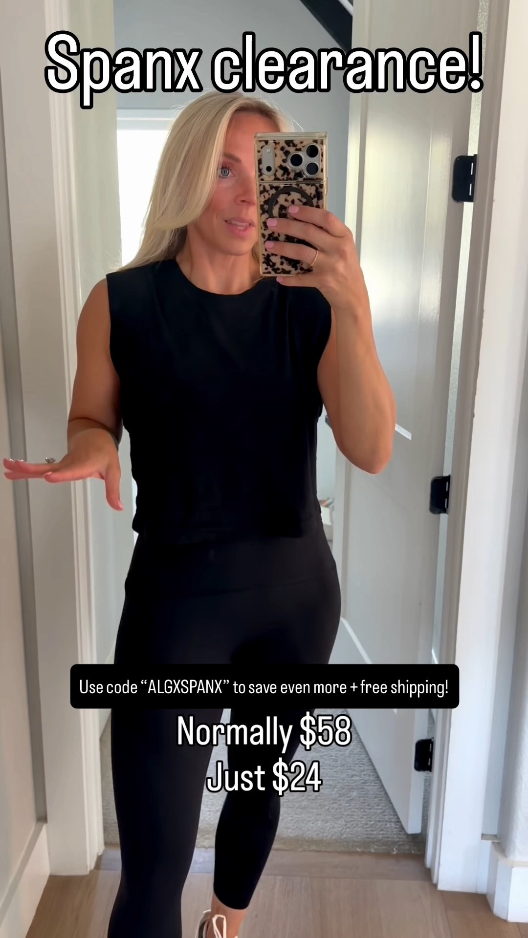 Crop tanks from Spanx on sale! Normally $58, just $24 with my code ALGXSPANX. Also gives free shipping

#LTKfitnessgoals #LTKSaleAlert #LTKActive