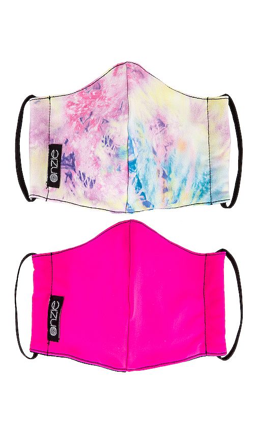 onzie 2 Pack Protective Face Masks in Pink. | Revolve Clothing (Global)