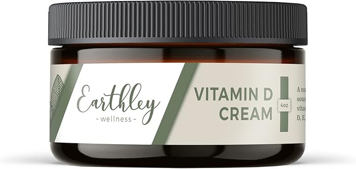 Earthley Wellness Vitamin D Cream, Natural Topical Vitamin D with Vitamins A, D, & K2, Heart Heal... | Amazon (US)