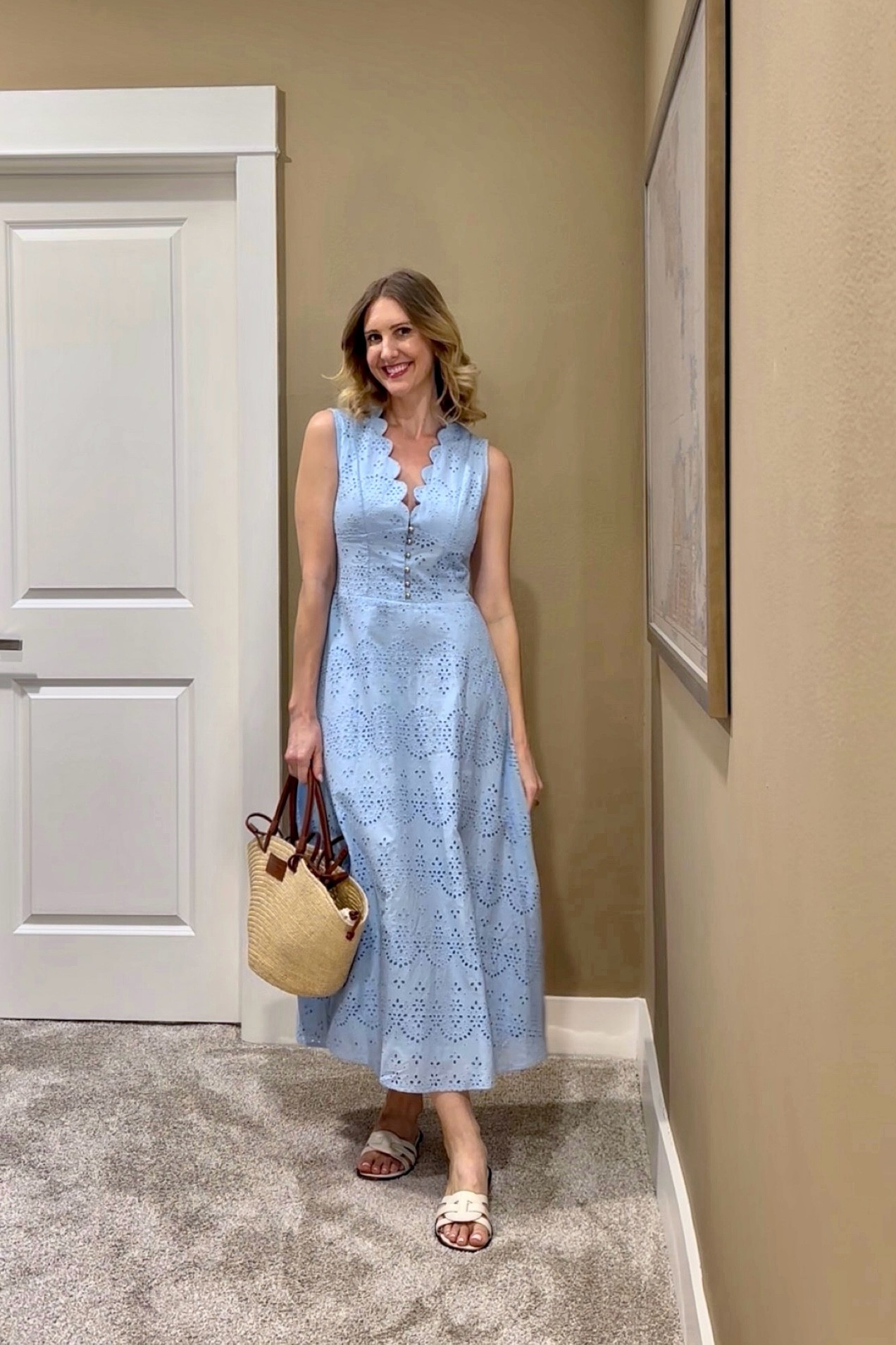 Feminine summer dress that’s perfect for brunch, showers, vacations. Easy to style and always feels polished 

#LTKgrwm #LTKdayinmylife #LTKootd