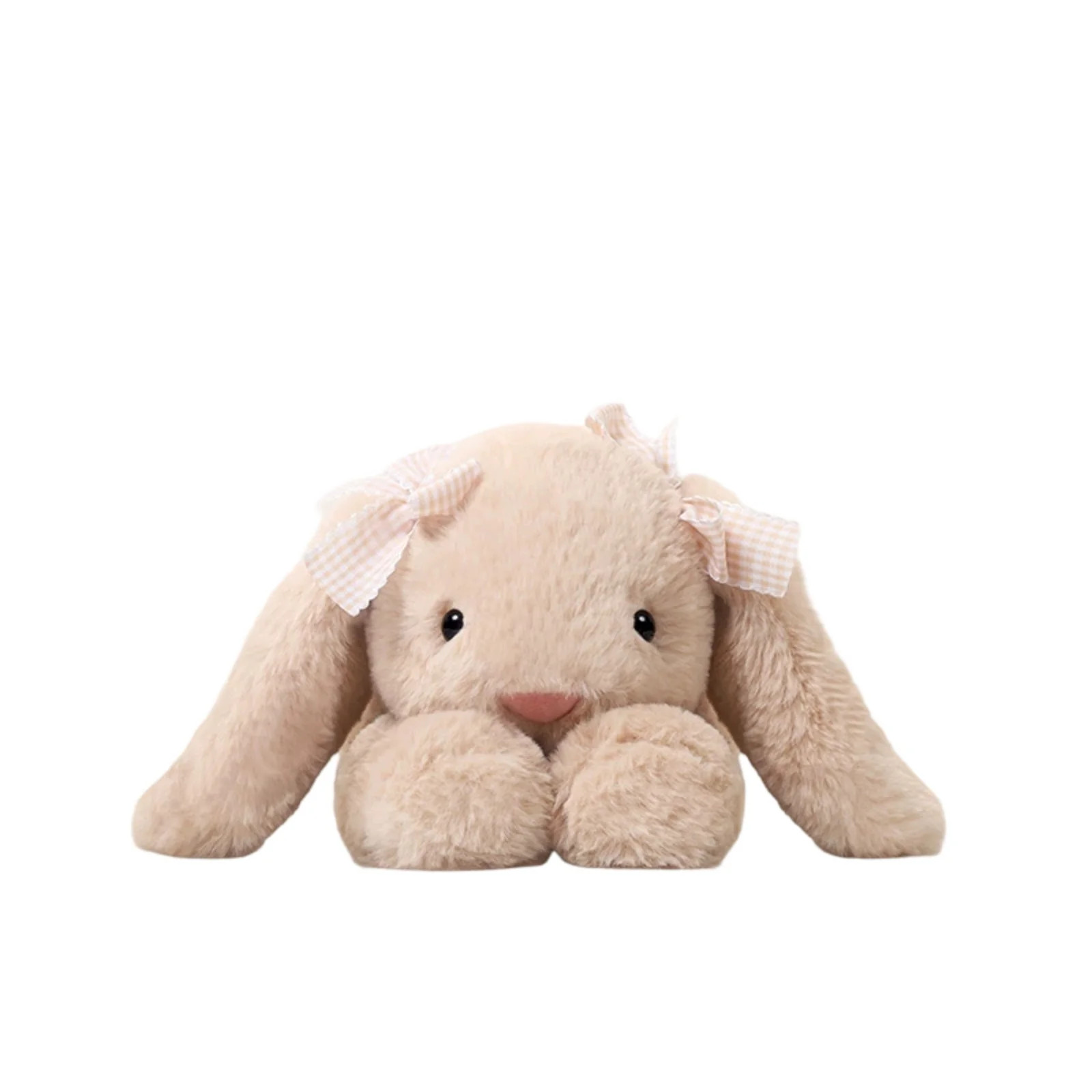 13.7-Inch Artisanal Floppy-Eared Easter Bunny Plush - Velvet-Soft Stuffed Easter Bunny Pillow for... | Walmart (US)