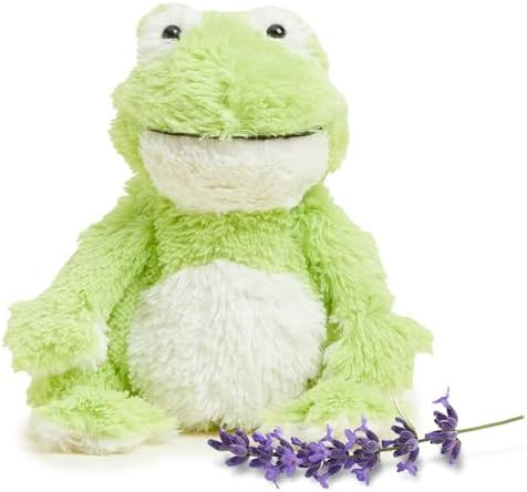 warmies Microwavable & Weighted Stuffed Animals, Frog - Heated Stuffed Animal Plushie for Warmth ... | Amazon (US)
