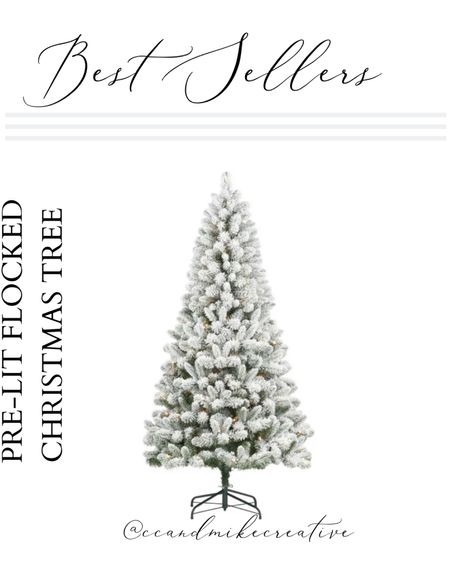 This $79 pre lot flocked Christmas tree is a best seller and will sell out fast! #christmas #christmasdecor #christmastree

#LTKHoliday #LTKSeasonal #LTKsalealert