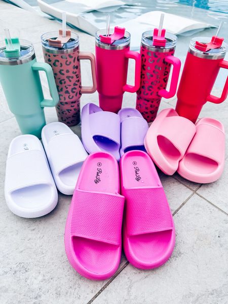 These are some must have items for the lake. #pinklily #tumbler #summer

#LTKshoecrush #LTKstyletip #LTKunder50