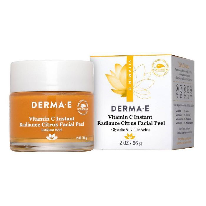Derma E Vitamin C Instant Radiance Citrus Facial Peel - 2oz | Target