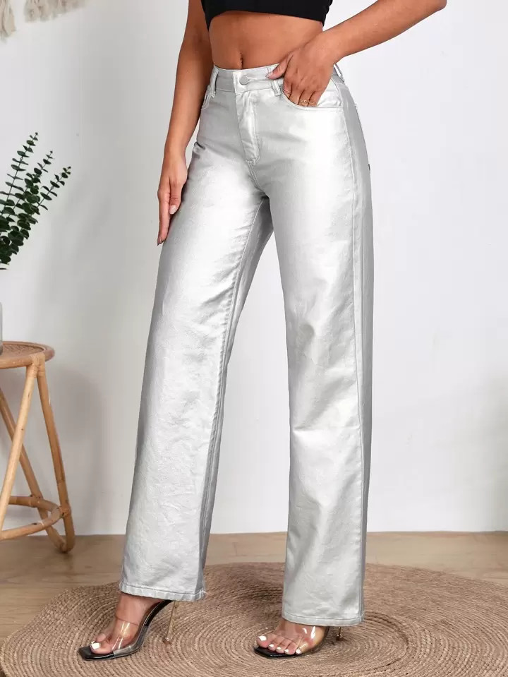 SHEIN Unity Straight Leg Jeans | SHEIN