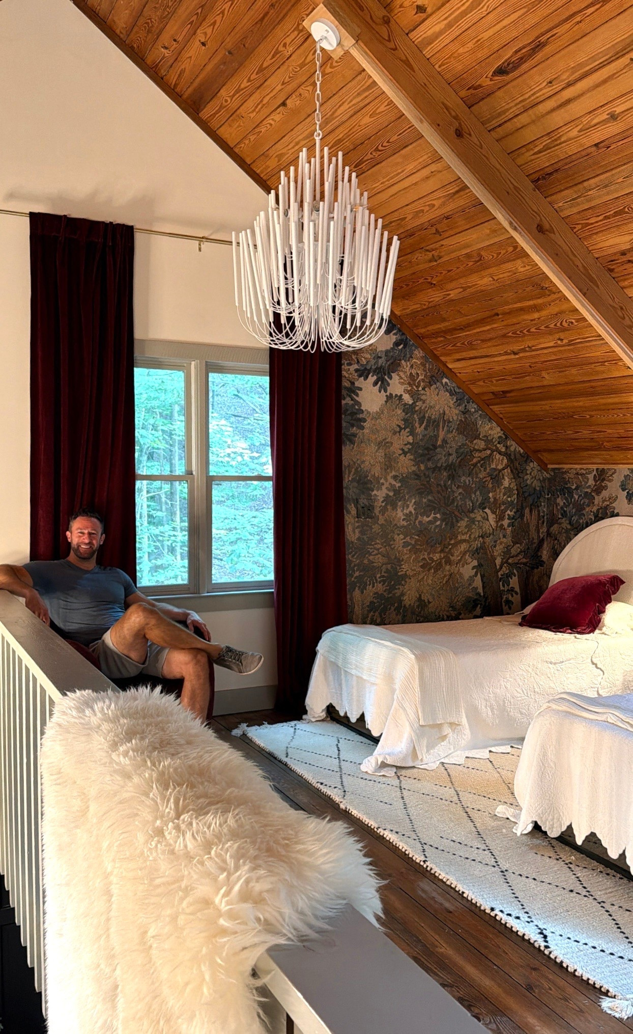 Cabin loft refresh 🩷
