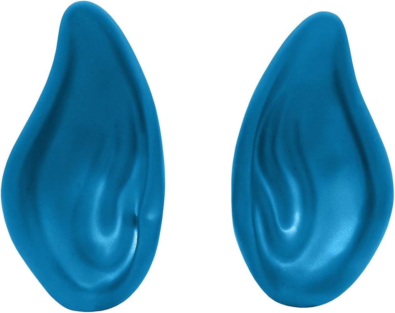 Nicky Bigs Novelties Adult Deluxe Soft Cosplay Fairy Ears - Blue Pointed Ears - Alien Elf Ears Co... | Amazon (US)